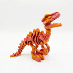 Dinossauro Velociraptor Articulado Colecionável 13cm