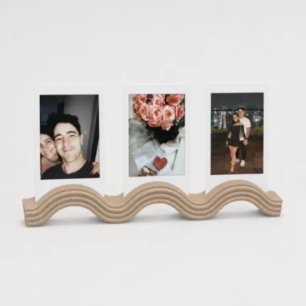 Suporte Fotos Polaroid Instax Mini Ondas Presente Namorado