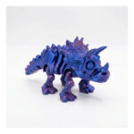 Dinossauro Triceratops Articulado Colecionável 16cm