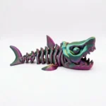 Fóssil Megalodonte Articulado Colecionável 16cm