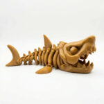 Fóssil Megalodonte Articulado Colecionável 16cm