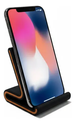 Suporte Celular De Mesa Universal Laranja Suporte Celular De Mesa Universal