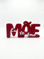 Letreiro Decorativo Mãe Eu Te Amo — Presente Dia das Mães