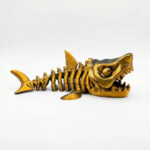 Fóssil Megalodonte Articulado Colecionável 16cm