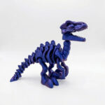 Dinossauro Velociraptor Articulado Colecionável 13cm