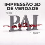 Enfeite Pai Eu Te Amo - Presente de Dia dos Pais - Imagem 4