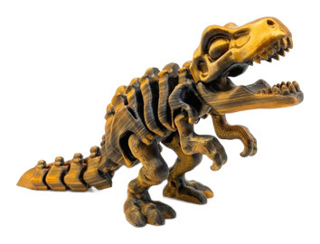 Dinossauro T-Rex articulado colecionável de 15 cm