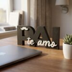 Letreiro Decorativo Pai Te Amo Mesa Presente Dia Dos Pais